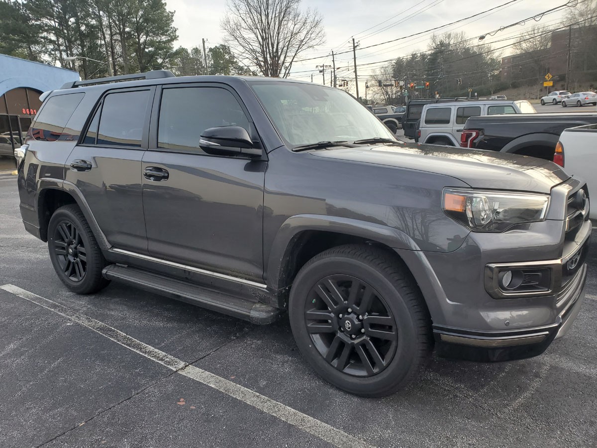 2020 Toyota 4 runner with front paint protection film