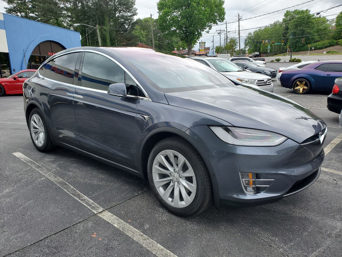 Tesla Model X full paint protection and tint